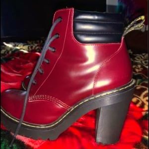 Dr. Marten Persephone Red Heels